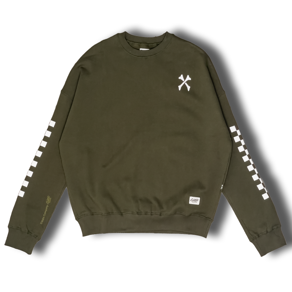 Crew Neck Fleece "Classic" Olive