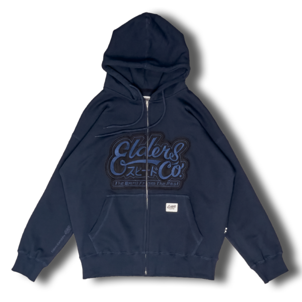 Hoodie Fleece "Elders Co JP" Navy