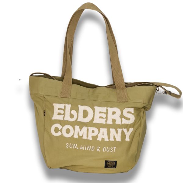 Newspaper Bag "Sun, Wind & Dust" - Olive