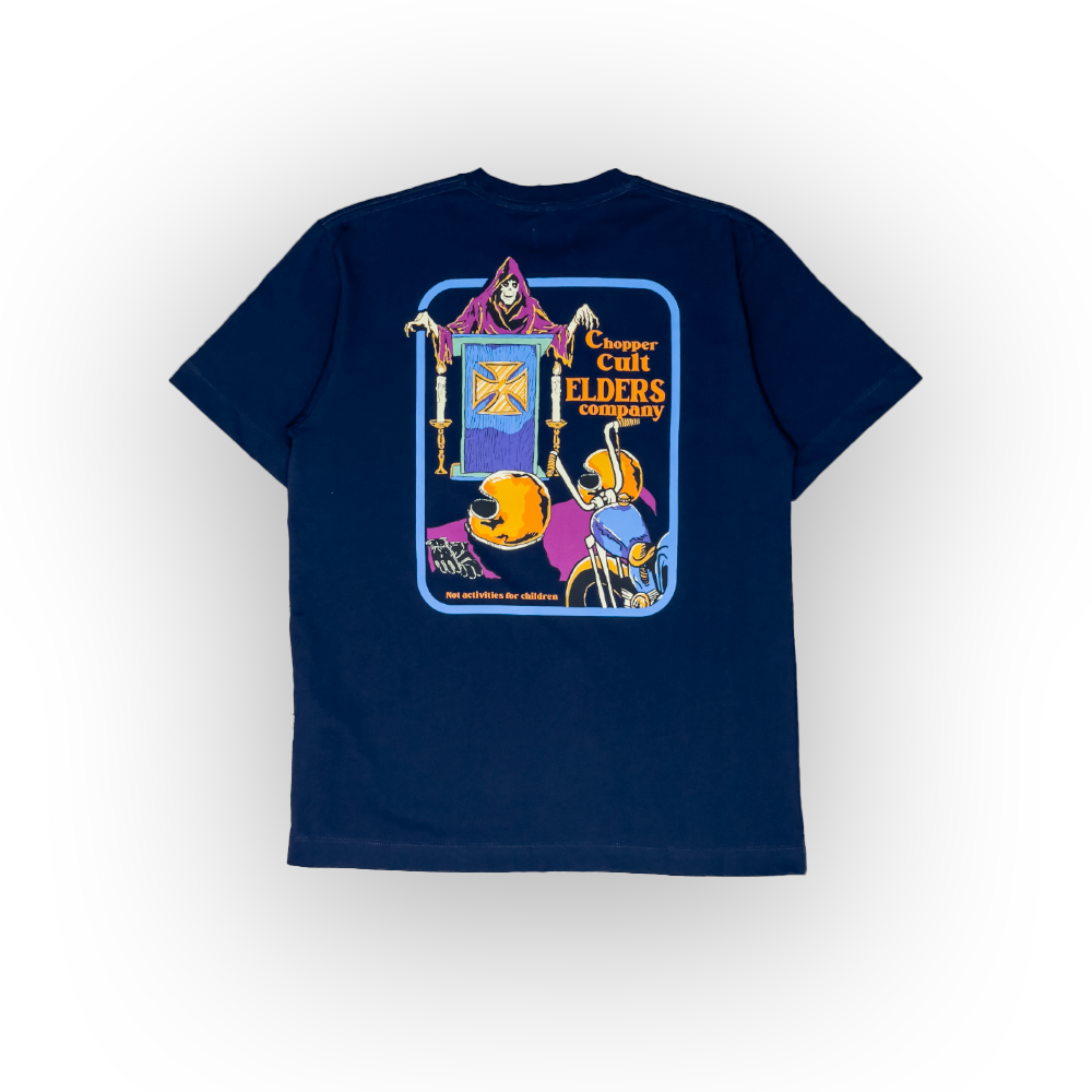 Kaos Lengan Pendek "Sekte Chopper" - Navy