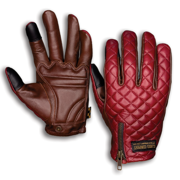 Hudson Zip - Maroon / Brown