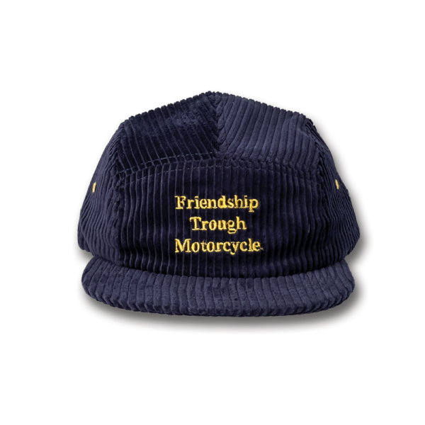 5 Panel Hat Corduroy "Friendship" Navy