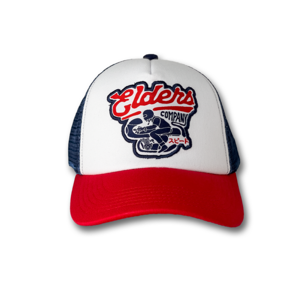 Trucker Hat "Racer" Red White Blue
