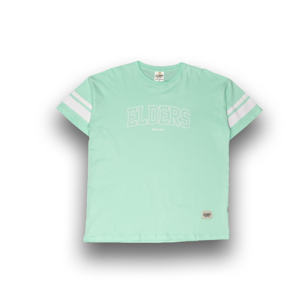 Kaos Lengan Pendek "Jersey" - Mint