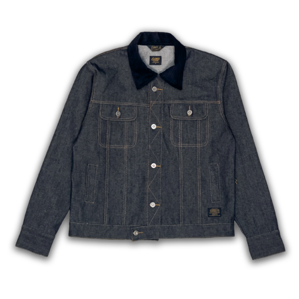 Trucker Jacket Denim - Blue Black