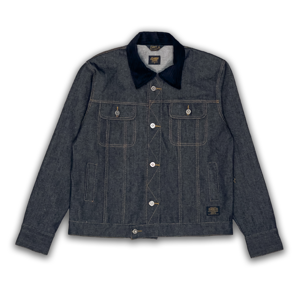 Trucker Jacket Denim - Blue Black
