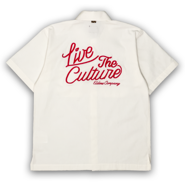 Work Shirt "Live the Culture" Broken White