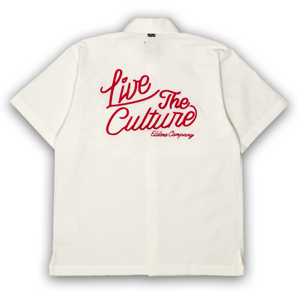 Work Shirt "Live the Culture" Broken White