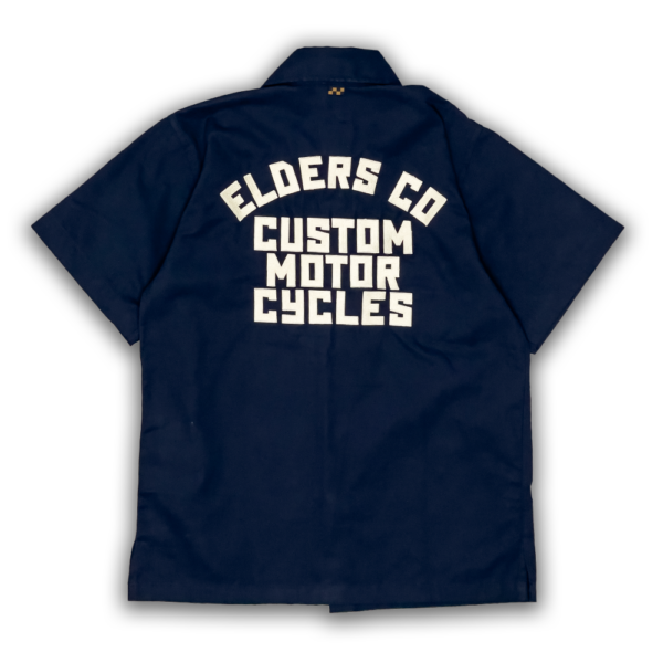 Work Shirt "Custom Motorcycle" Navy