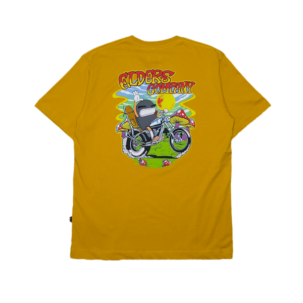 Kaos Lengan Pendek "Cyclops" - Mustard