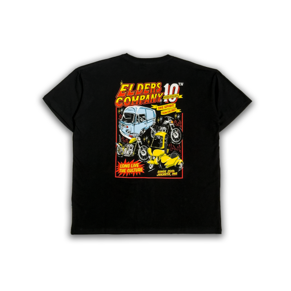 Kaos Lengan Pendek "Anniv" - Hitam