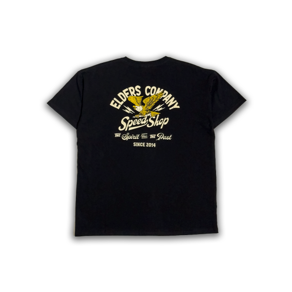 Kaos Lengan Pendek "Eagle Speed Shop" - Hitam