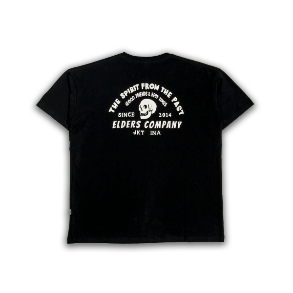 Kaos Lengan Pendek "Good Friends" - Hitam