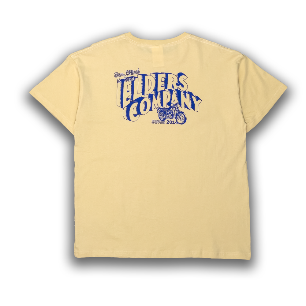 Kaos Lengan Pendek "Sun Wind & Dust" - Ivory