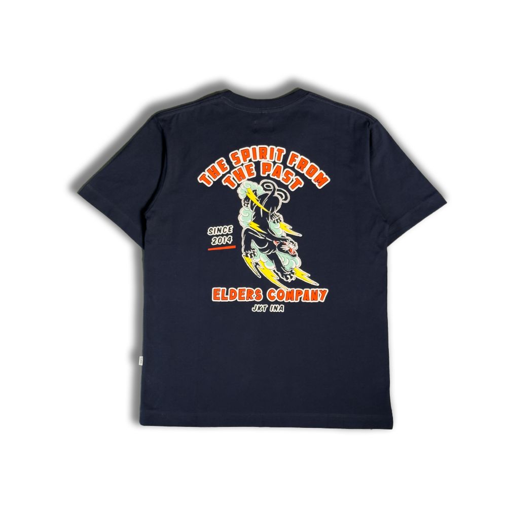 Kaos Lengan Pendek "Black Panther" - Navy