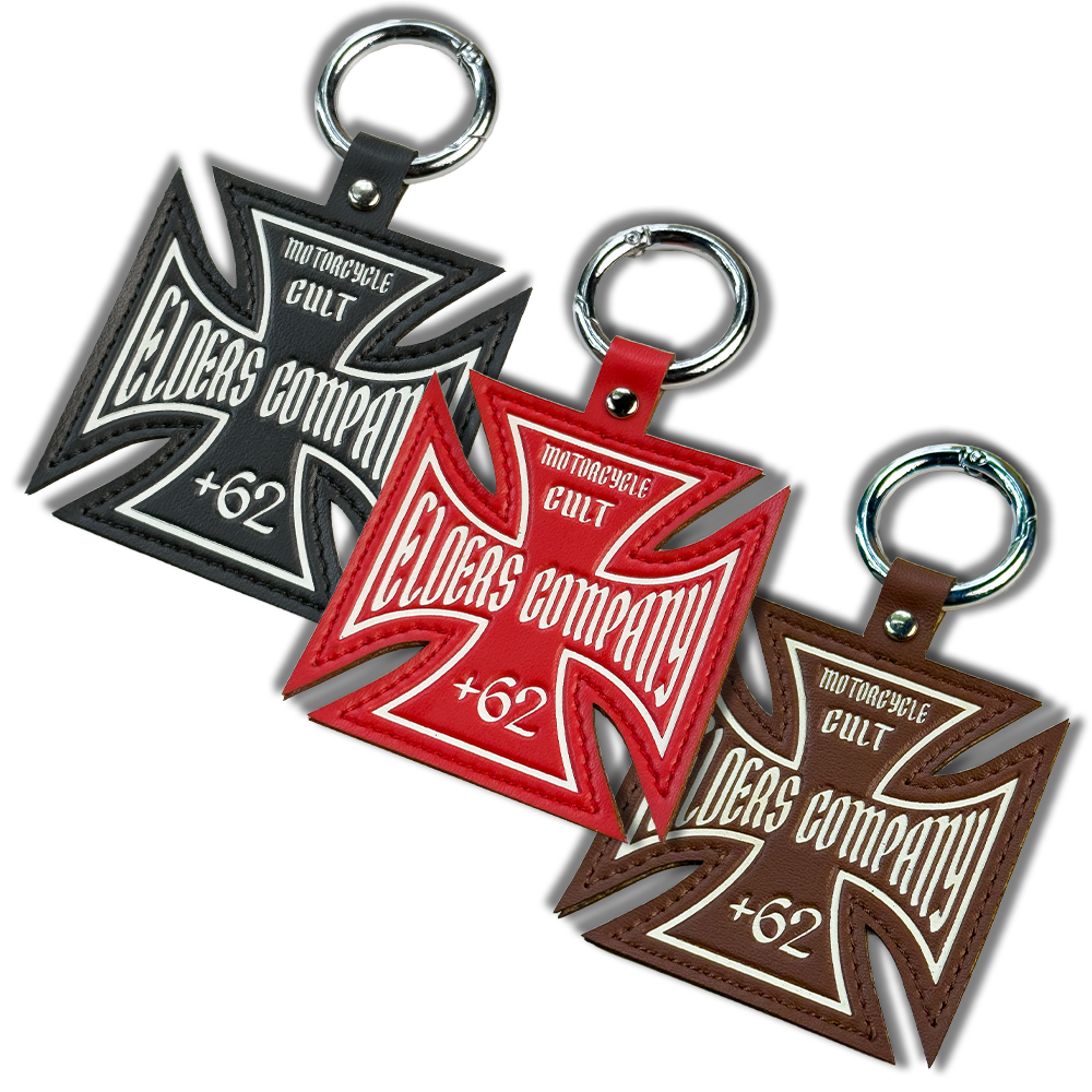 PU Leather Key Ring Motorcycle Charm